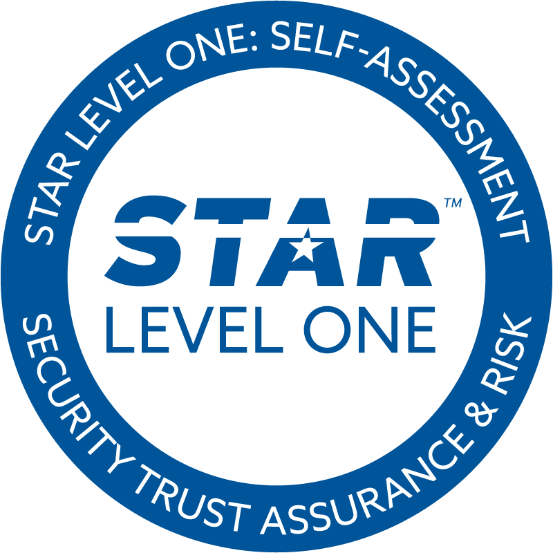Cloud Security Alliance STAR Level 1 badge